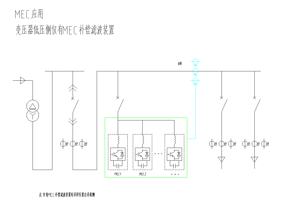 配網(wǎng)電能質(zhì)量?jī)?yōu)化裝置一次接線圖